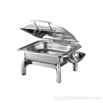 Tapa de cristal Inducción hidráulica Chafer Chafing plato